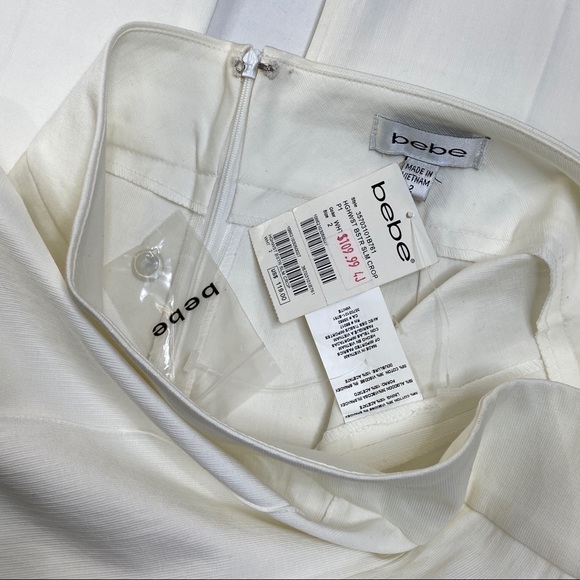 BEBE CROP DRESS WORK PANTS TROUSER - Picture 3 of 4